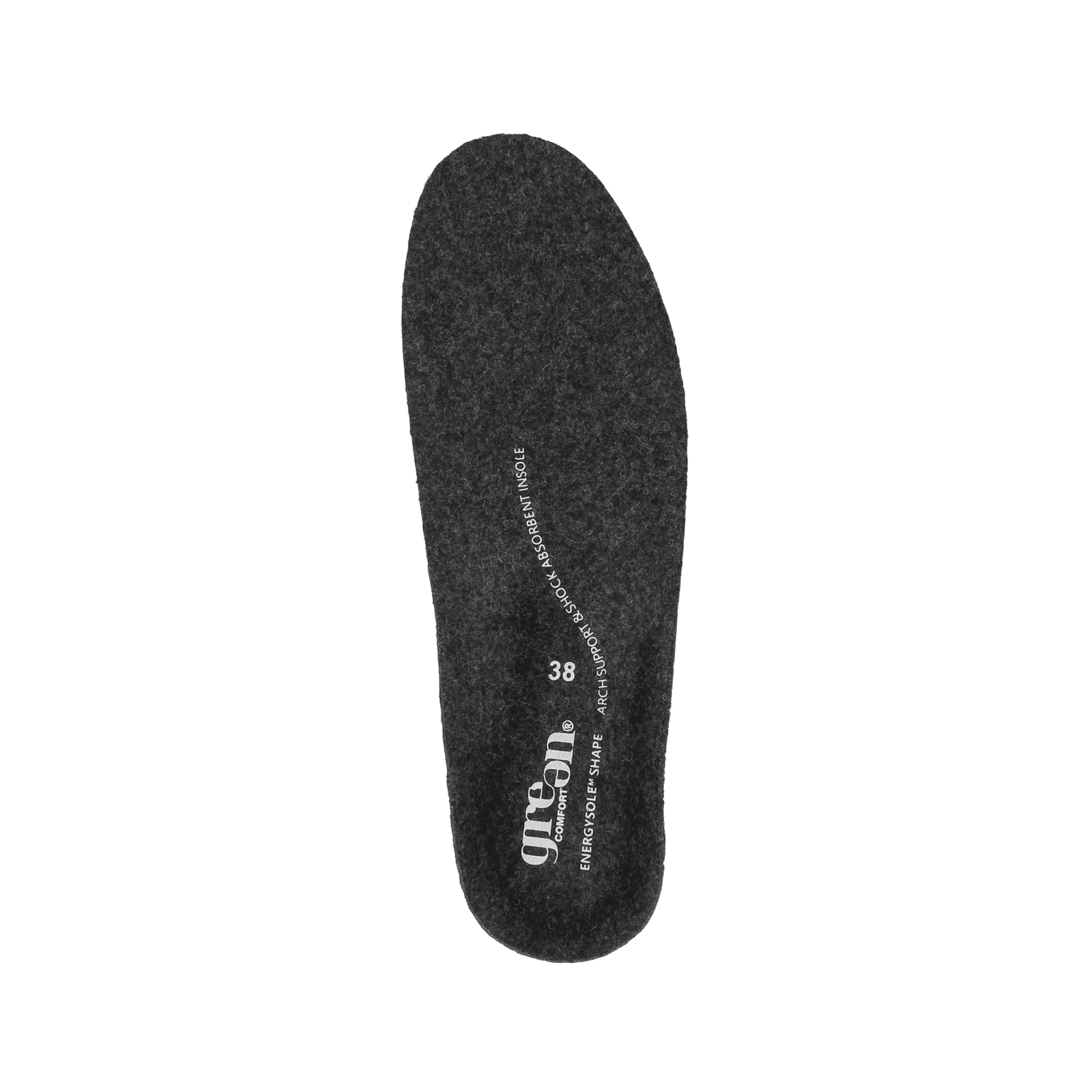 EnergySole™ Shape m. uld – 4,5 mm (Dame) - BLACK